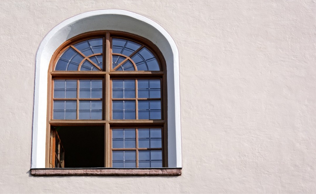 Fenêtres arrondies (cintrées) : anses de panier, plein cintre, arc